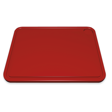 Fibra chuletón roja 400x200x20 mm. Con tacos.
