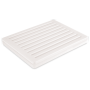 Tabla panera recoge-migas fibra blanca 350x250x40 mm. 2 piezas.