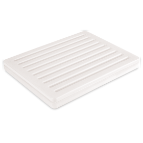 Tabla panera recoge-migas fibra blanca 450x330x40 mm. 2 piezas.