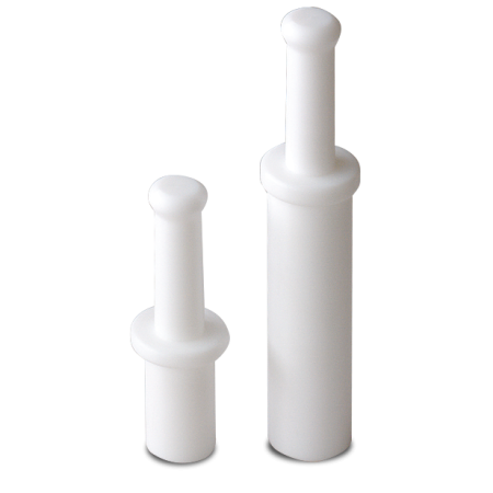 Empujador para picadora fibra blanca ø43x240 mm.