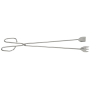 Pinza inox para barbacoa 440x90x40 mm.