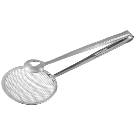 Pinza inox para frituras 340x117x15 mm.