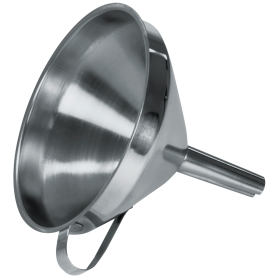 Embudo sin filtro inox 120x120x115 mm.