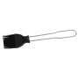 Pincel de silicona y acero inox 200x50x10 mm.