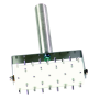Picador de masa de pizza en acero inox 127x44x160 mm.