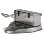 Aplasta-hamburguesas molde redondo para 2 uds. de ø130 mm. 408x230x205 mm.