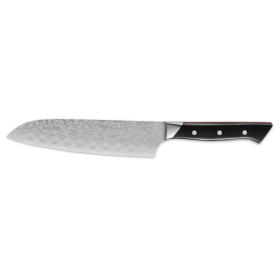 Santoku damasquinado 310x180x39x2 mm.