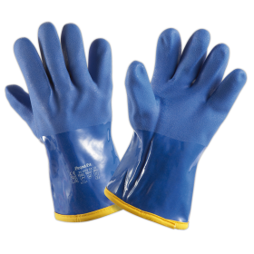 Guante estanco frío extremo hasta -20º (par), talla única PVC nitrilo, interior de lana.