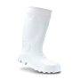 Bota de agua uso alimentario PVC/Nitrilo blanca T42 caña alta
