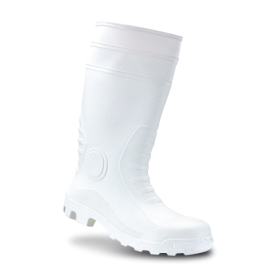 Bota de agua uso alimentario PVC/Nitrilo blanca T43 caña alta
