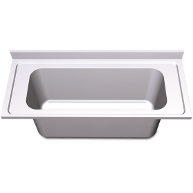 Fregadero 1200x700 1 cubeta dimensiones cubeta 1060x420x350 mm.