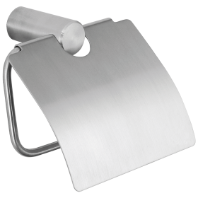 Portarrollos de papel higiénico inox 138x75x138 mm.
