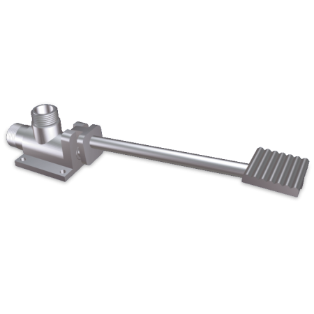 Pedal de un agua M-M de 1/2"