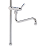 Mástil para grifo ducha con caño de 790 mm.