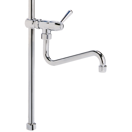 Mástil para grifo ducha con caño de 790 mm.