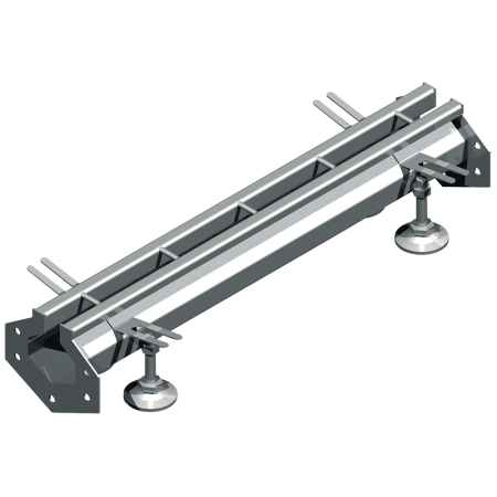 Canal modular ranurado 1000x100 mm.