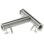 Canal modular ranurado en forma de T 500x100 mm. 500x105x90 mm.