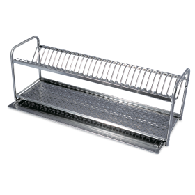 Escurridor para platos y vasos de 910x240x290 mm. Capacidad: 35 platos.