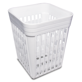 Cestillo para cubiertos de lavavajillas color blanco Dimensiones: 105x105x145 mm.