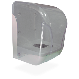 Dispensador de papel mecha en policarbonato 240x300x320 mm.