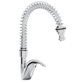 Grifo ducha de dos aguas monomando sobremesa Serie Doméstico 250x200x1/2"