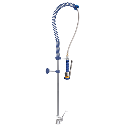 Grifo ducha de dos aguas monomando sobremesa 450x1300x1/2"