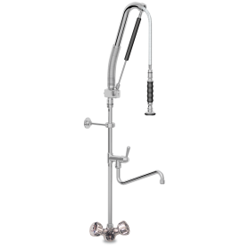 Grifo ducha 1/2" accionamiento extensible con caño
