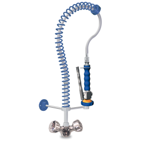 Grifo ducha extra-bajo de dos aguas 1/2"