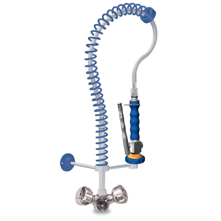 Grifo ducha extra-bajo de dos aguas 1/2"