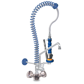 Grifo ducha extra-bajo de dos aguas con caño 1/2"