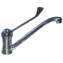 Grifo monomando codo sobremesa dos aguas 230x115x3/8"