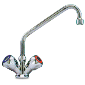 Grifo giratorio dos aguas 260x200x1/2"