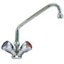 Grifo giratorio dos aguas 260x200x1/2"