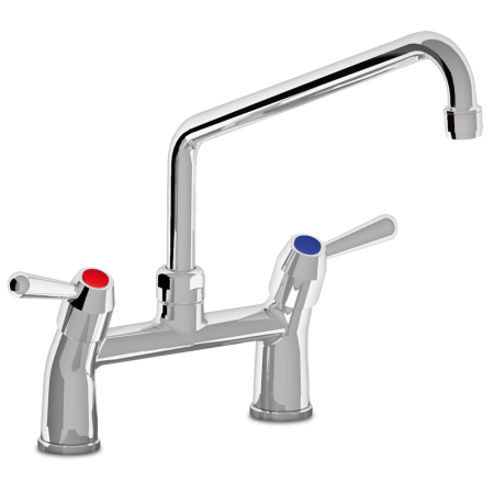 Grifo giratorio 1/4 vuelta dos aguas (dos tomas)