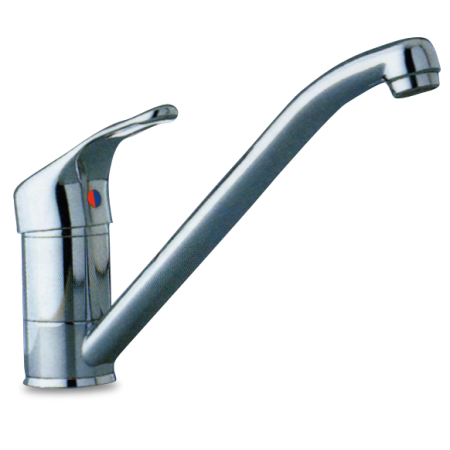 Grifo monomando giratorio dos aguas 240x130x3/8"
