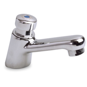 Grifo temporizado para lavabo de un agua 1/2"