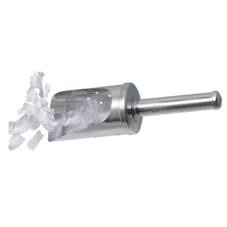 Pala de mano de acero inoxidable para hielo 150 mm.