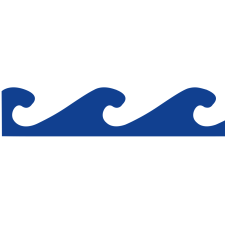 Adhesivo "Ola" para pie de mostrador de pescadería