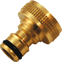 Adaptador manguera latón H de 3/4"