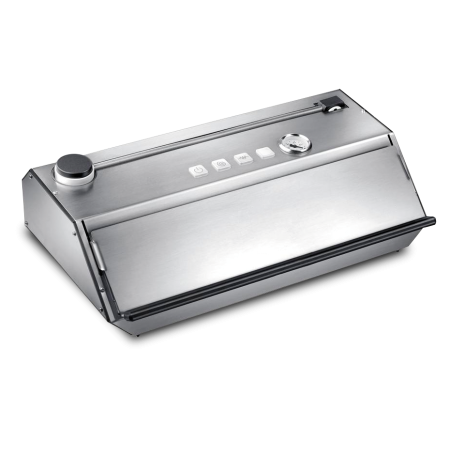 Máquina envasadora al vacío acero inox 480x245x155 mm. Para bolsas de hasta 430 mm.