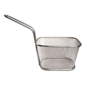 Cesta rectangular para aperitivos 240x105x165 mm.