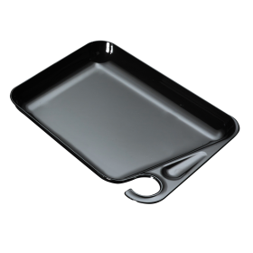 Bandeja de cocktail negra 230x175x20 mm.