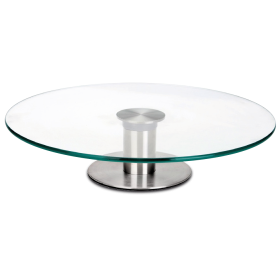 Plato de cristal giratorio ø30x60 mm.