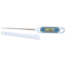 Termómetro digital resistente al agua 20x10x205 mm. De -50ºC a +200ºC - Sonda de acero inox. de 125 mm. y ø3.5 mm.
