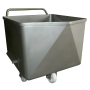 Carro bañera para elevador 100 lts. 550x540x610 mm.