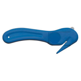 Cutter combi c/cierre de seguridad, metal detectable 150x7x50 mm.