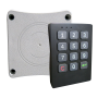 Cerradura electrónica para puerta derecha taquilla Dimensiones: 110x24x120 mm.