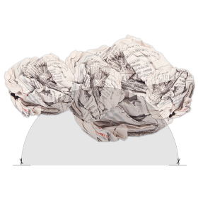 Adhesivo "Reciclaje papel" para contenedor reciclaje