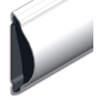Perfil paragolpes blanco 3000x100x35 mm.