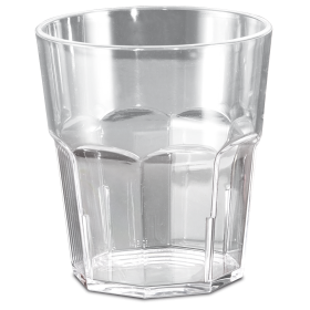 Vaso policarbonato transparente 27 cl. ø80x88 mm.